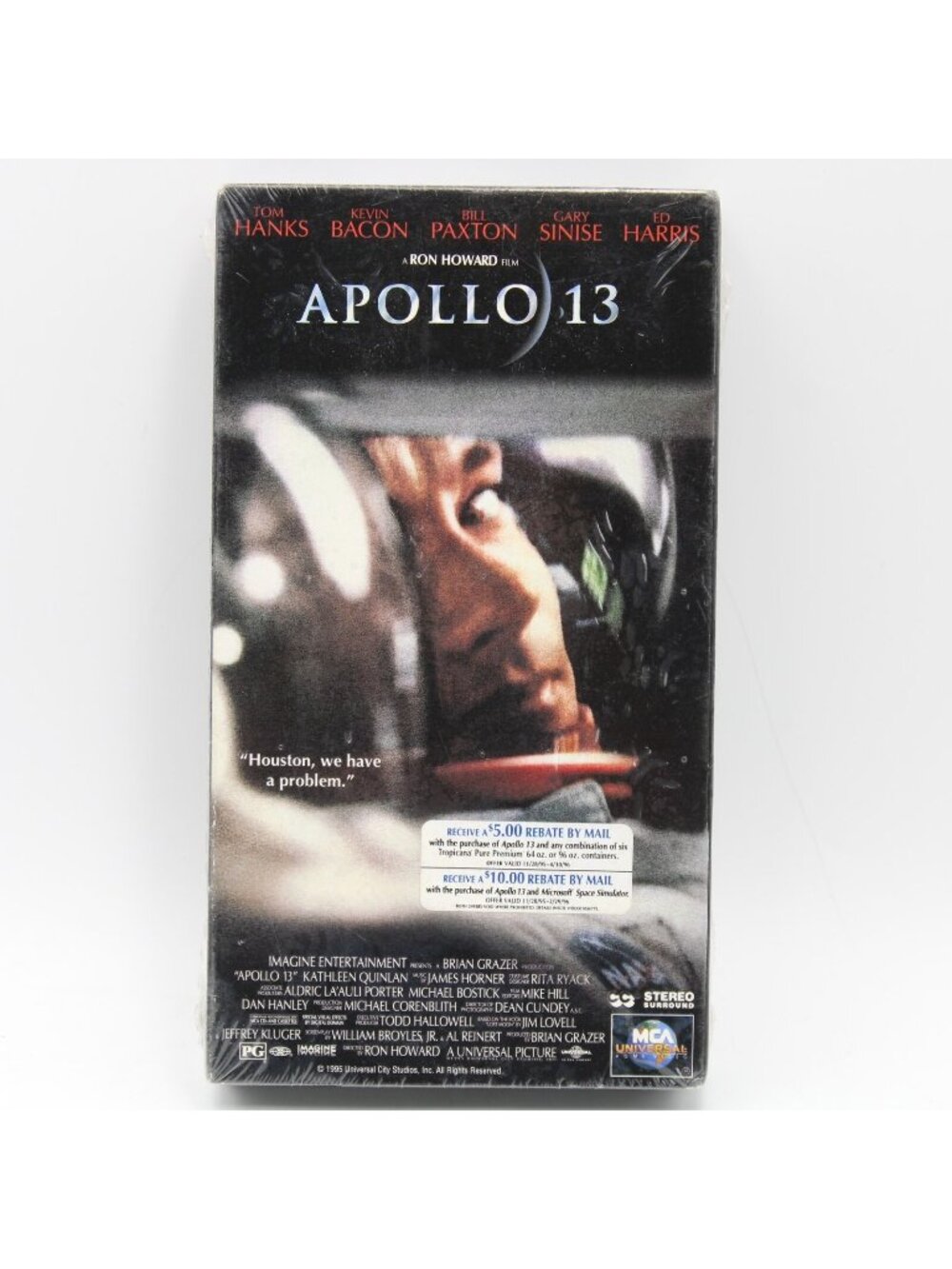 Apollo 13 VHS 1995 Universal Sealed Tom Hanks Bill Paxton Kevin Bacon Ed Harris